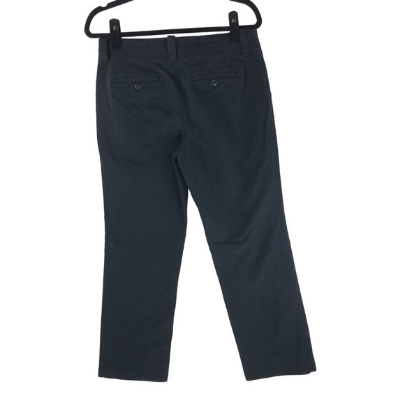 Eddie Bauer Womens Pants Mercer Fit Cotton Stretch Straight Leg Black 8 - Picture 2 of 6